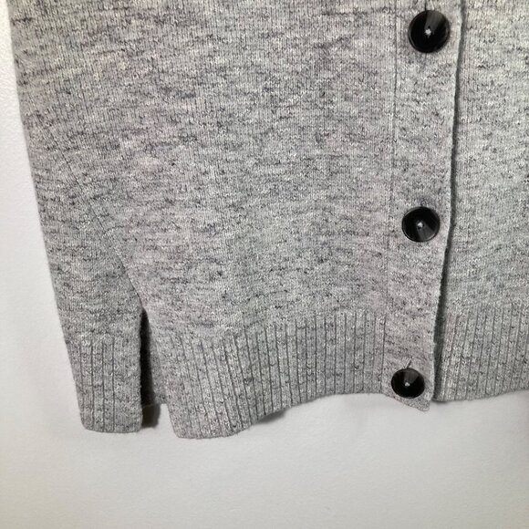 Womens Anthropologie Button Front Sweater Vest S Wool Linen Other Blend Gray - Picture 5 of 9
